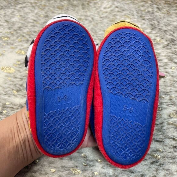 5 for $25🔥Paw Patrol Chase & Marshal Red & Blue Slippers Toddler Size 5-6 - Picture 5 of 7